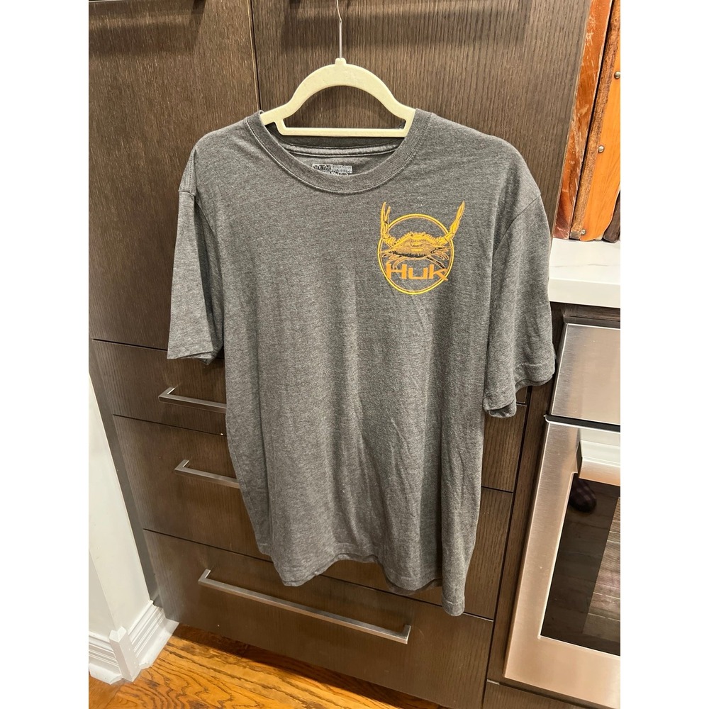 Huk fishing shirt performance men's large
